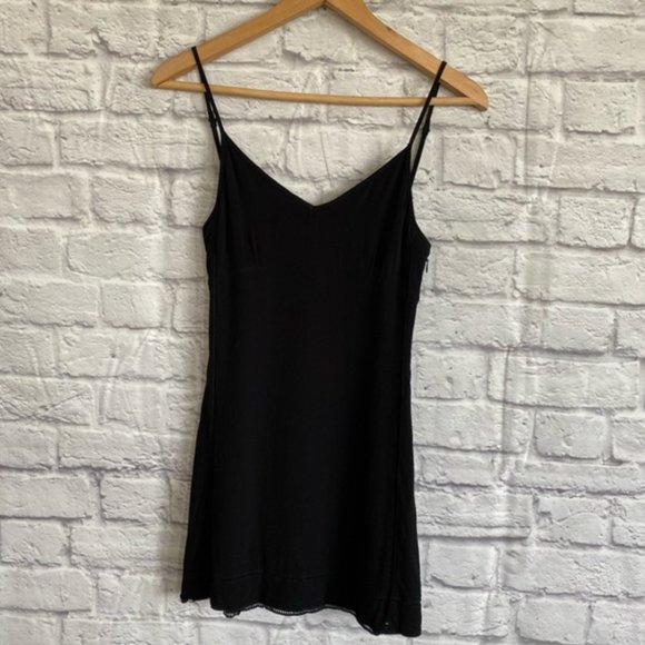 ARITZIA SUNDAY BEST Black Strappy Slip Dress - Picture 1 of 6